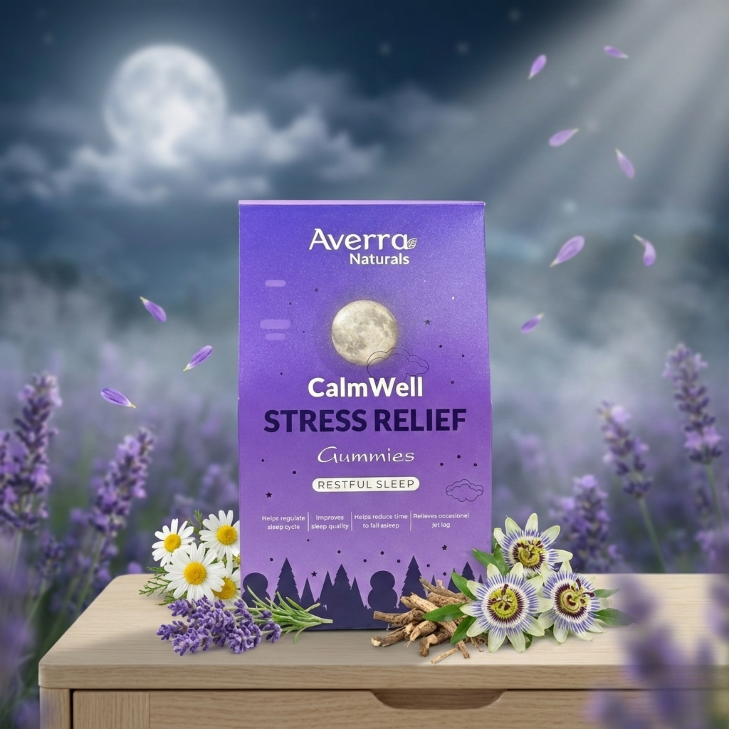 CalmWell Advanced Sleep Gummies – Deep Sleep, Stress Relief & Relaxation.
